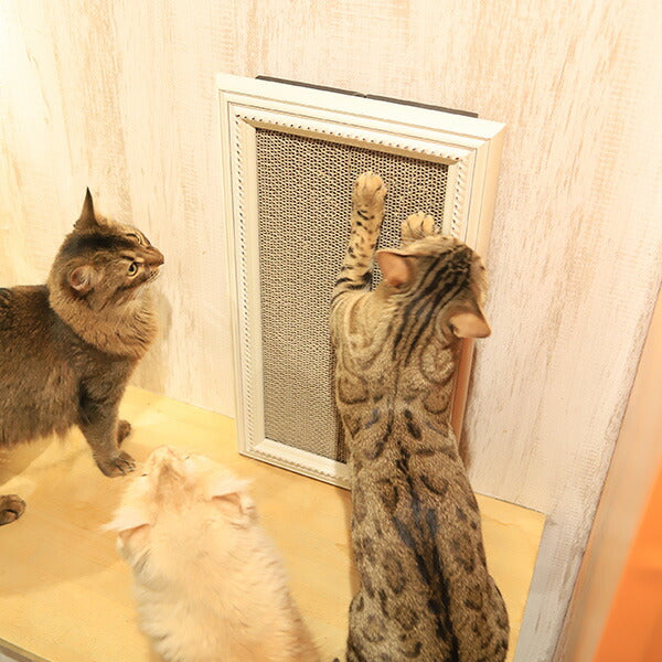 猫爪とぎ 額縁 壁掛け 縦型 | arneco Nail S F-007