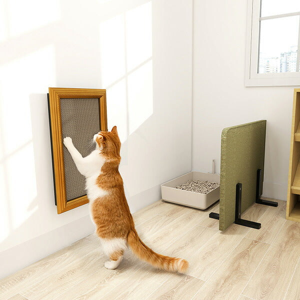 猫爪とぎ 額縁 壁掛け 縦型 | arneco Nail S F-007