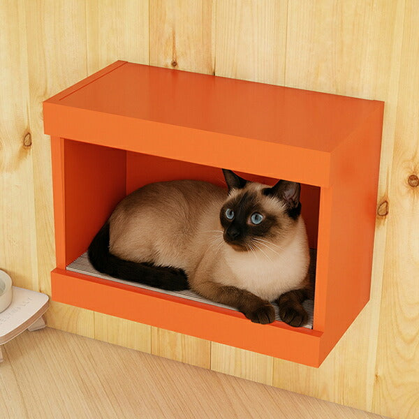 キャットハウス 壁掛け 猫爪とぎ｜arneco Board House aino｜0000ao000058